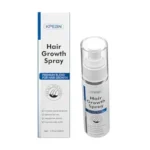 60ml Non-Greasy Hair Growth Scalp Spray with Panax Ginseng Extract and Castor Oil to help prevent hair thinning and loss.