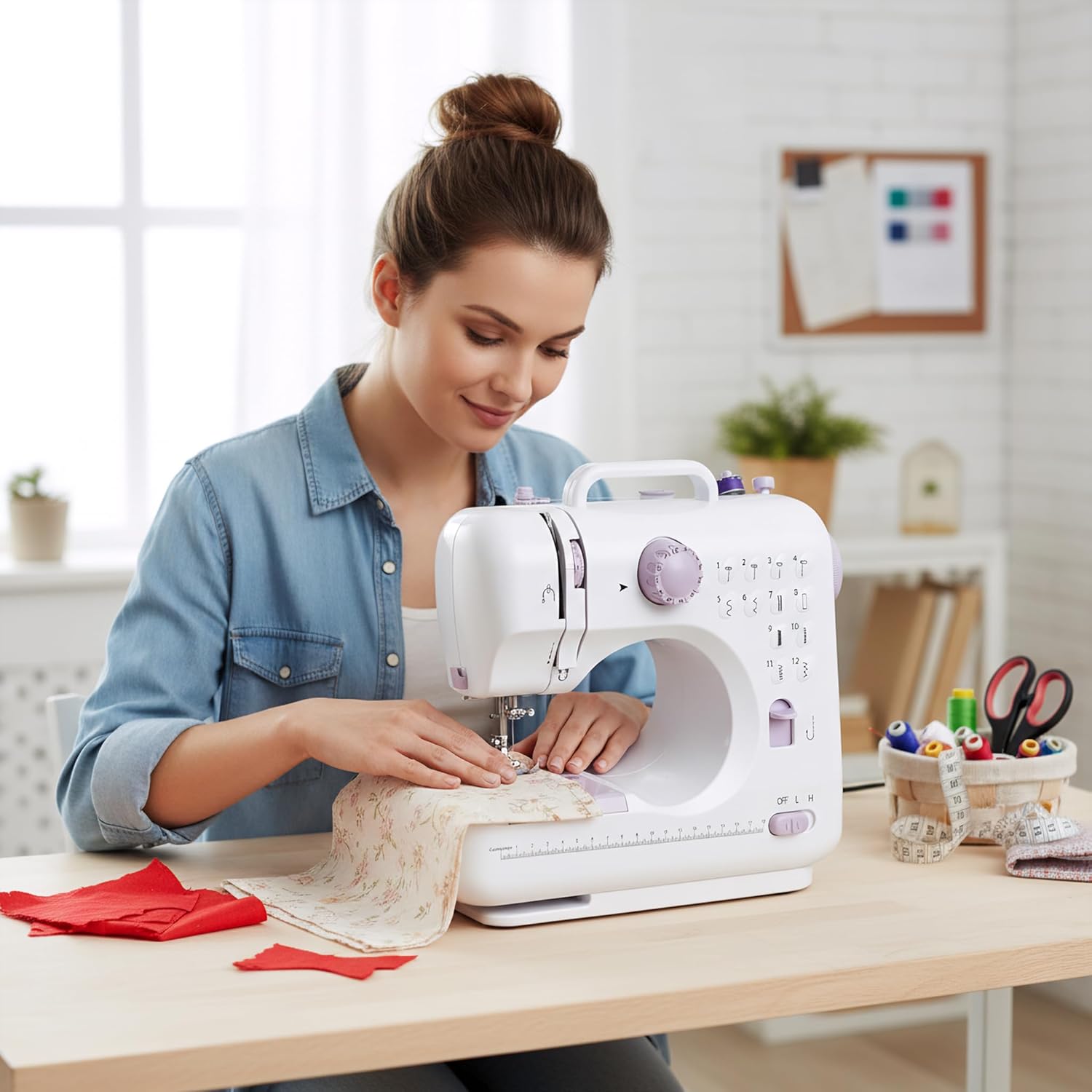 Beginner-Friendly Sewing Machine for Home Use
