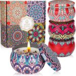 The Anvaya Living Scented Candle Gift Set includes four luxurious scents—Sandalwood, Rose, Lavender, and Oud—making it a thoughtful gift for Christmas, birthdays, weddings, housewarmings, and spa lovers.