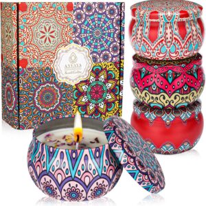 The Anvaya Living Scented Candle Gift Set includes four luxurious scents—Sandalwood, Rose, Lavender, and Oud—making it a thoughtful gift for Christmas, birthdays, weddings, housewarmings, and spa lovers.